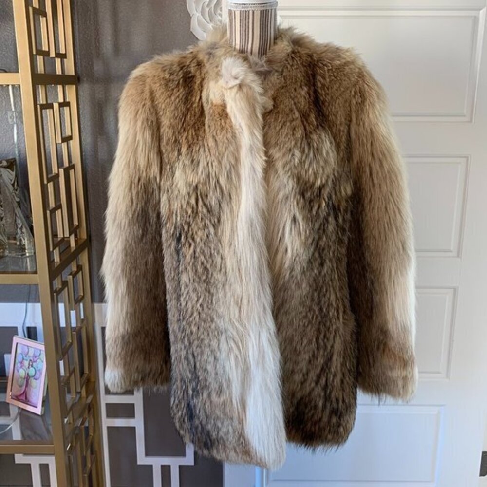 Beautiful Authentic Fox Fur Coat